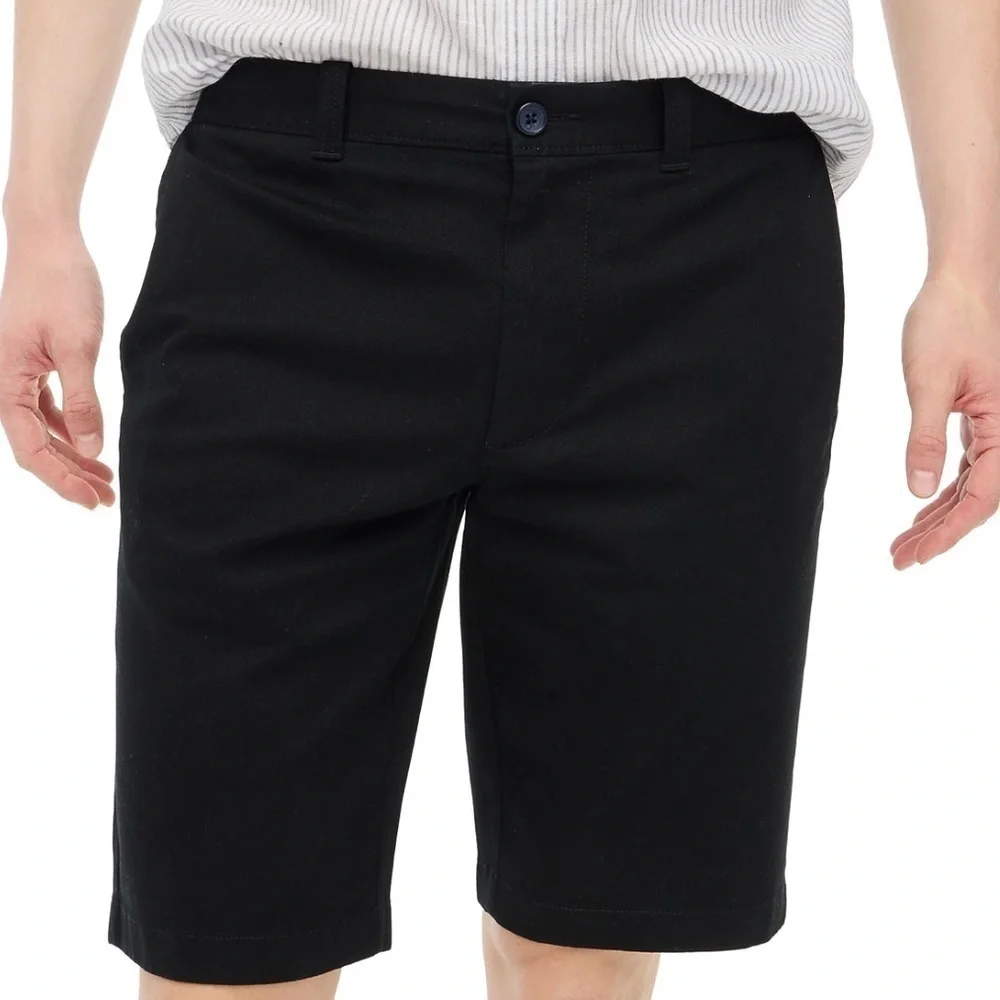 J crew 11” flex khaki shorts black